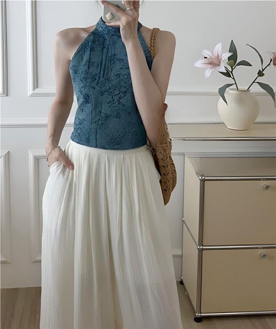 CNY Denim Top | ENCHANTÉ