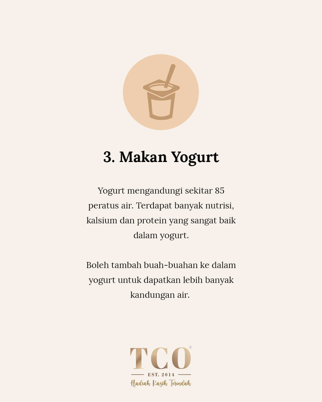 Tips Tahan Dahaga Page 4 by TCO - IG Post Portrait