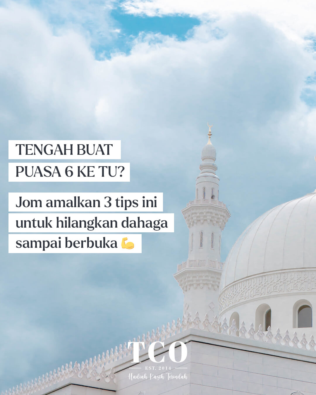 Tips Tahan Dahaga Page 1 by TCO - IG Post Portrait