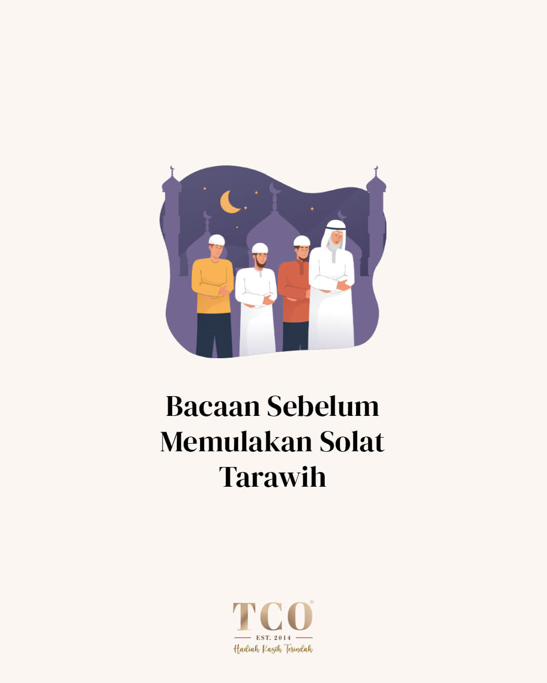 Bacaan Sebelum Mula Tarawih Page 1 by TCO - IG Post Portrait