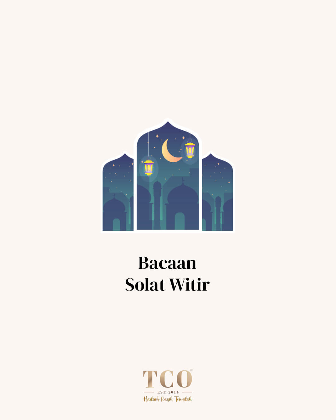 Bacaan Solat Witir Page 1 by TCO - IG Post Portrait