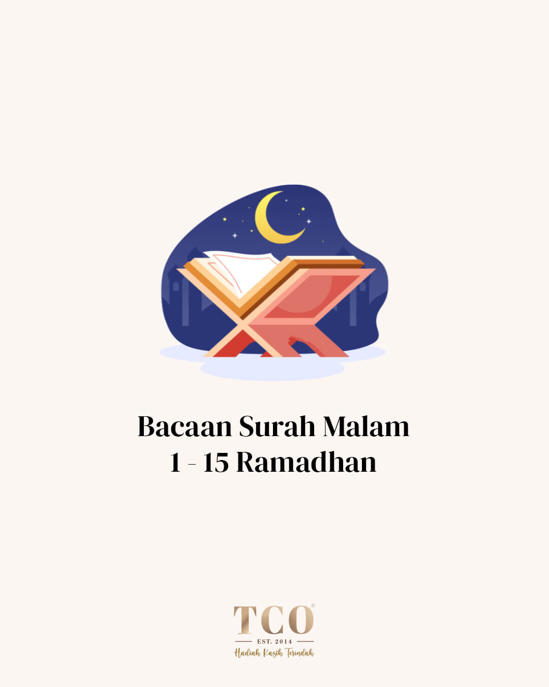 Bacaan Surah Malam 1-15 Page 1 by TCO - IG Post Portrait