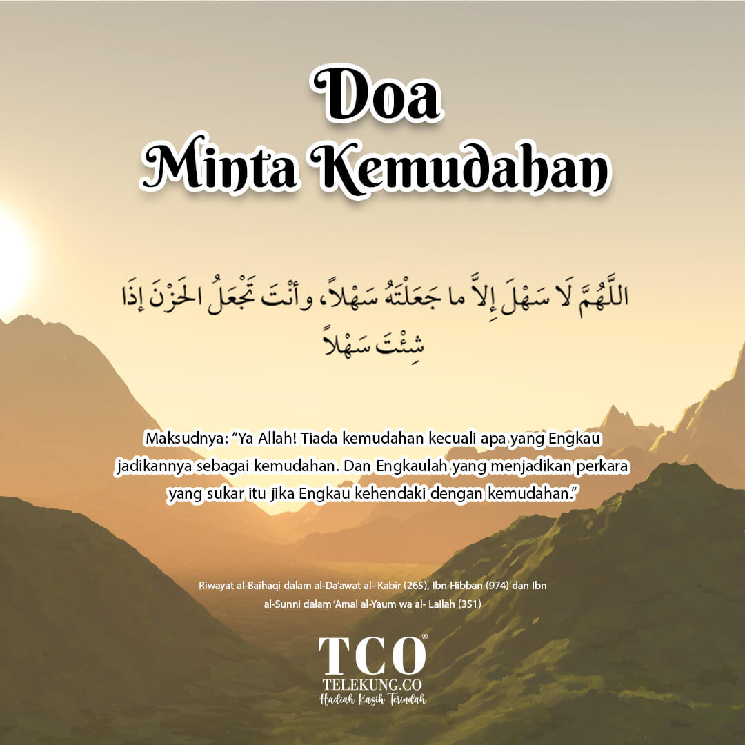 Doa Minta Kemudahan
