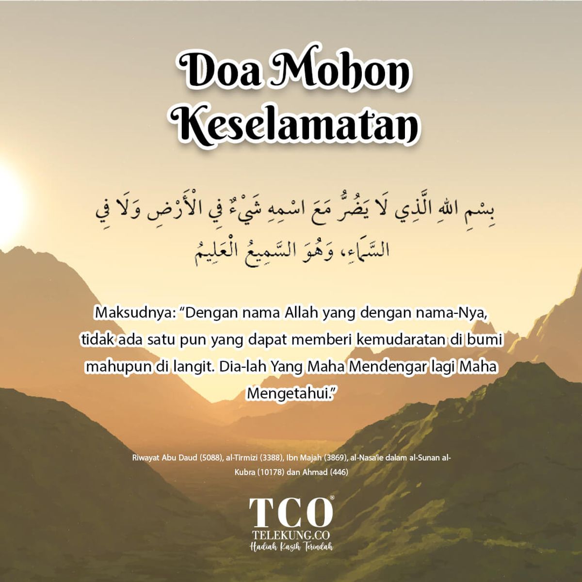 Doa Mohon Keselamatan