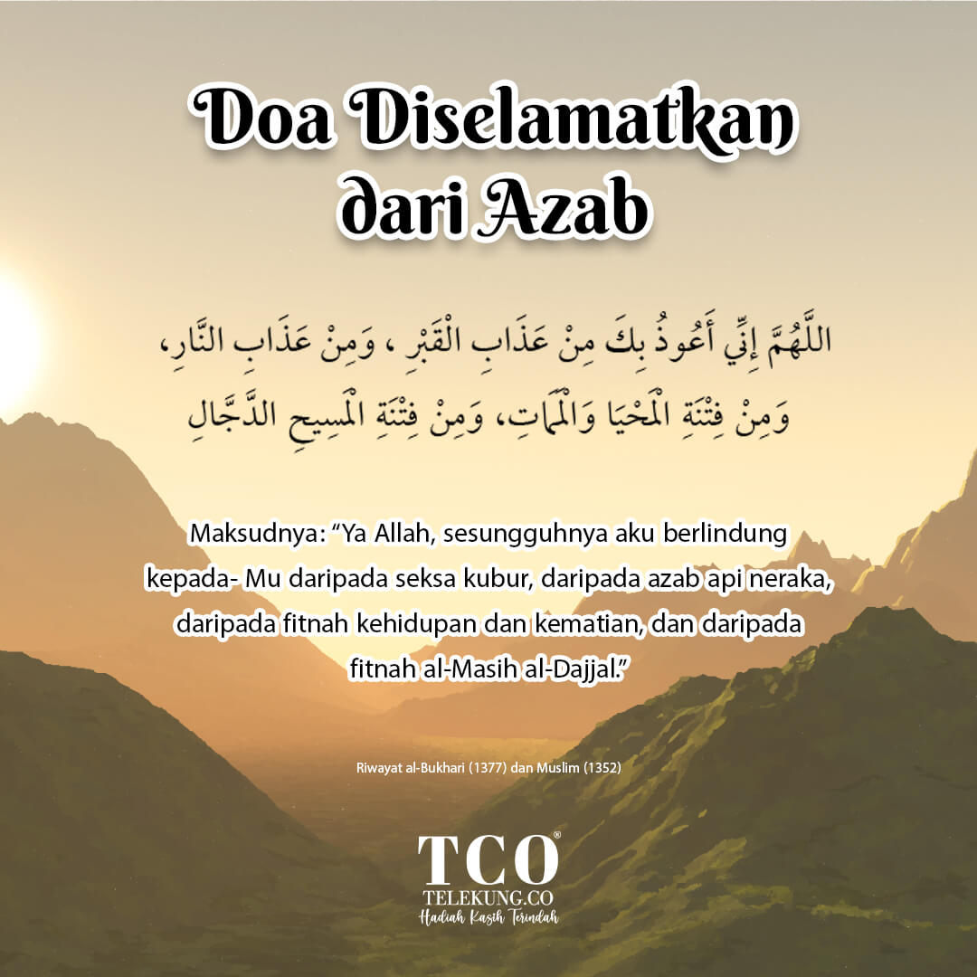 Doa Diselamatkan dari Azab
