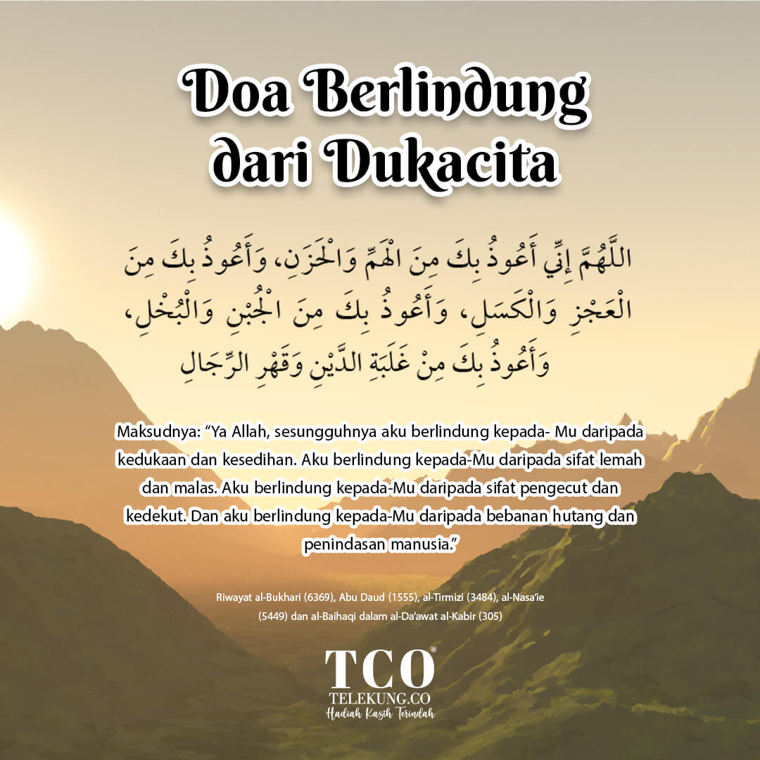 Doa Berlindung dari Dukacita