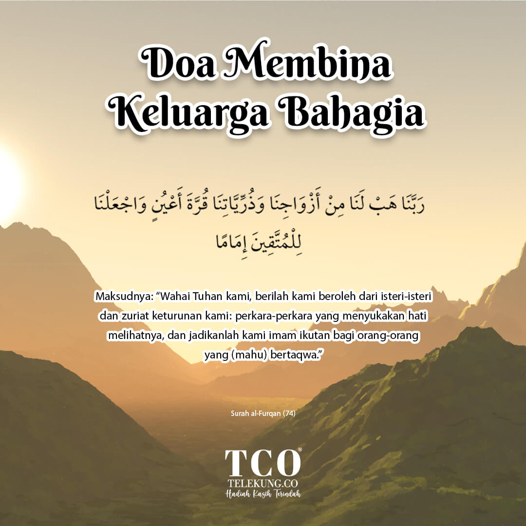 Doa Membina Keluarga Bahagia