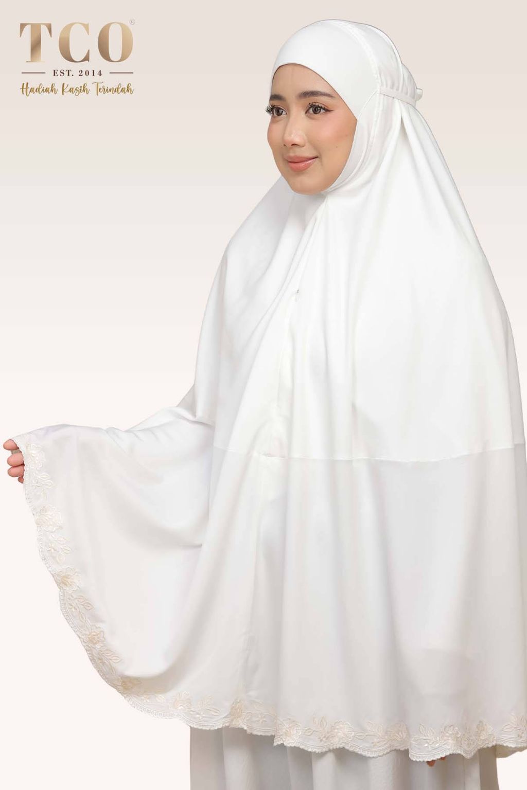 02_Telekung TCO Nawa Mini Telekung Off White