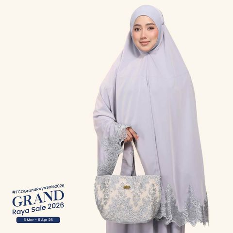 01_Telekung TCO Sera Luxe Gray Lilac