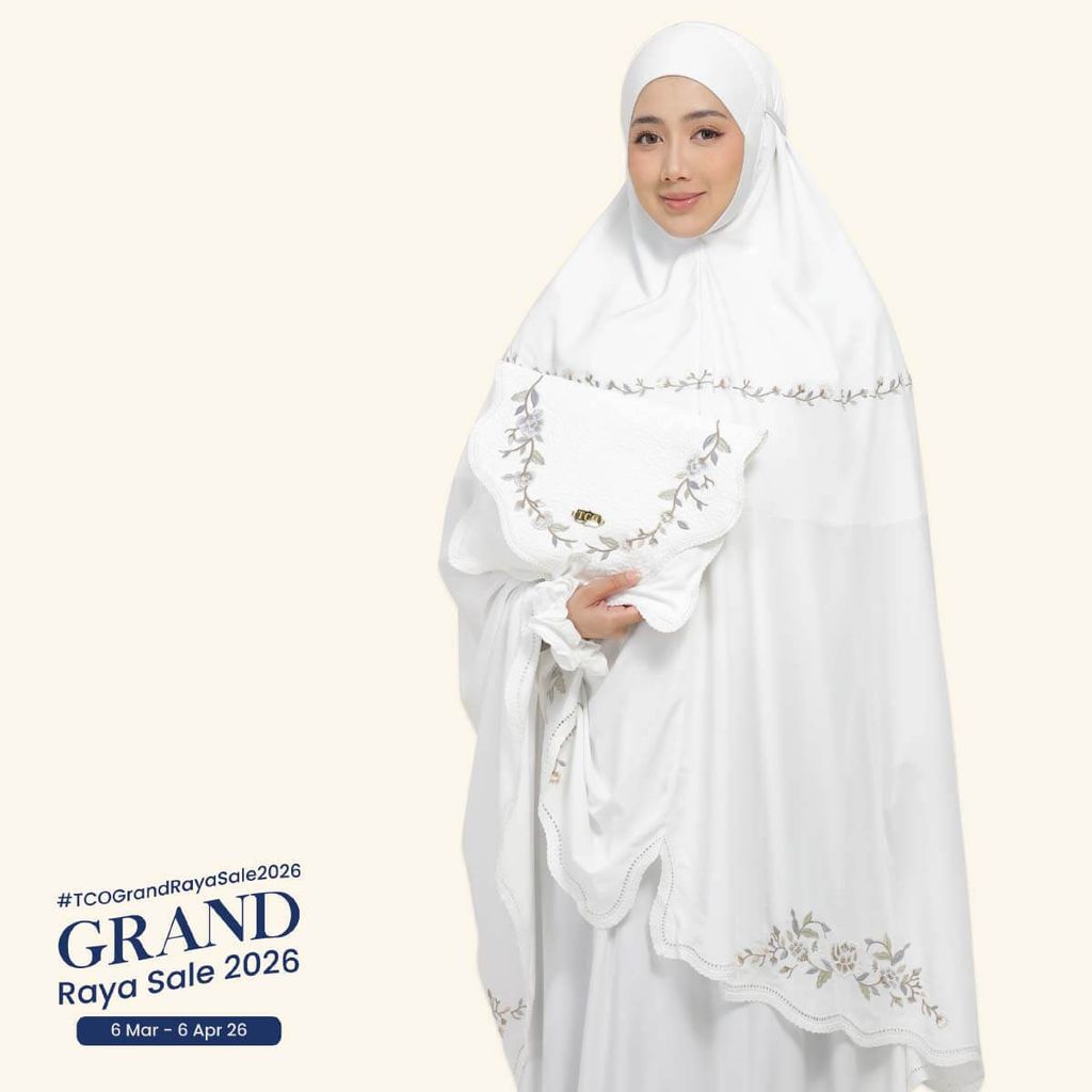 01_Telekung TCO Kameela Luxe Off White