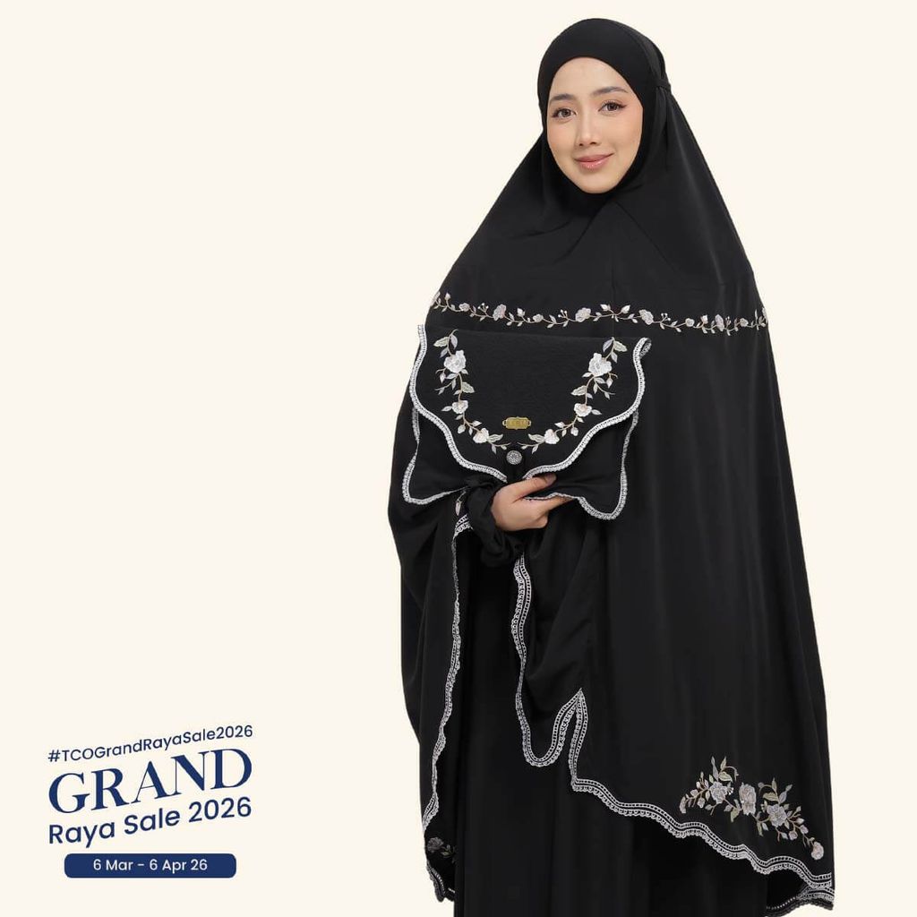 10_Telekung TCO Kameela Luxe Jet Black