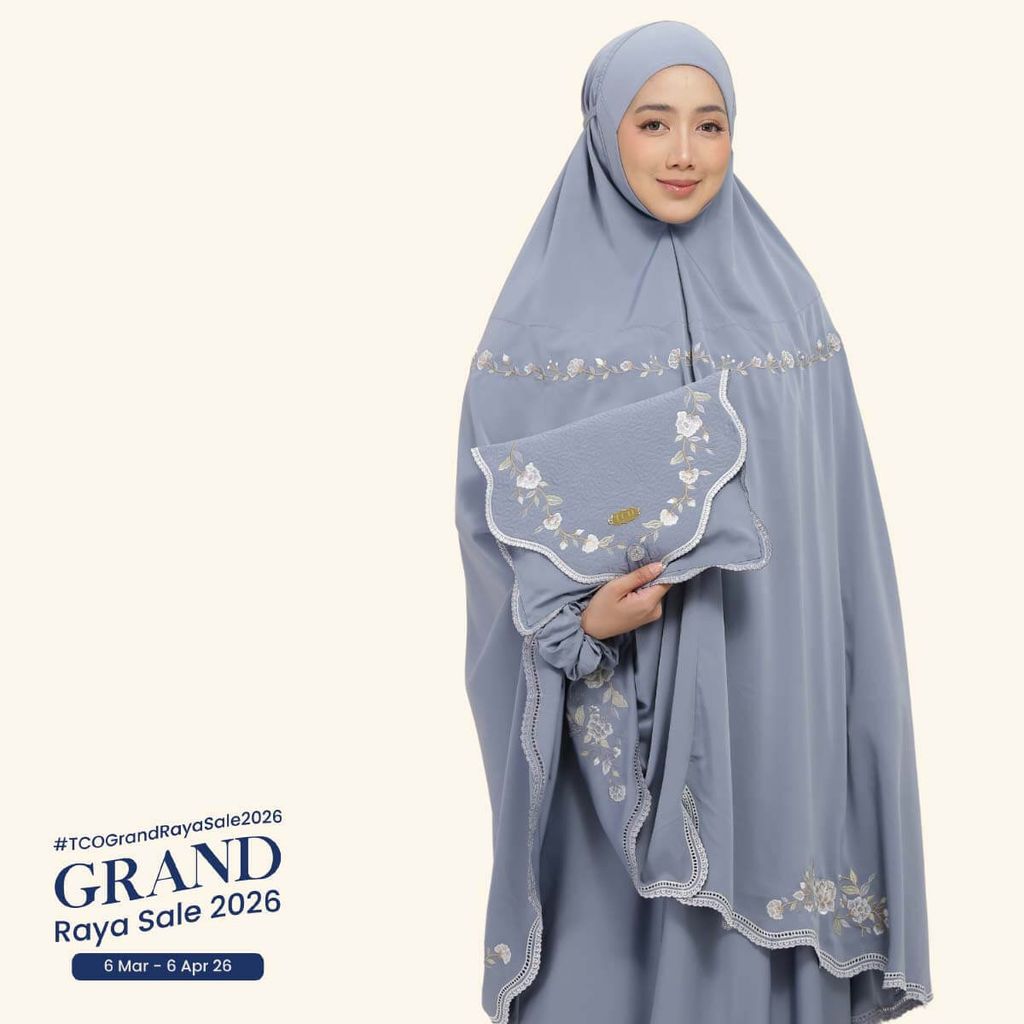 09_Telekung TCO Kameela Luxe Icy Gray