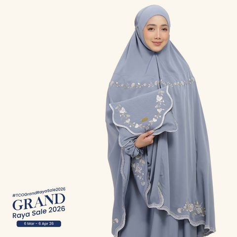 09_Telekung TCO Kameela Luxe Icy Gray