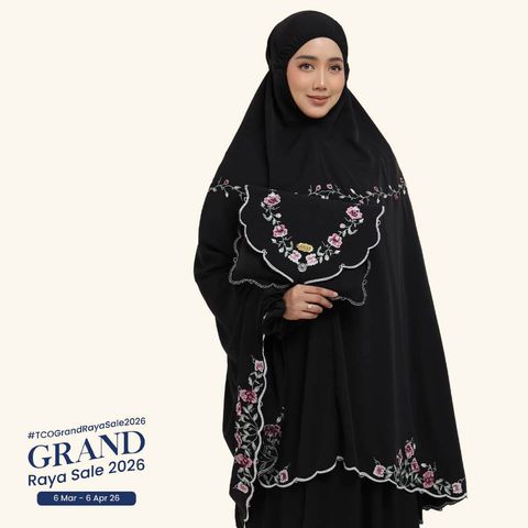 04_Telekung TCO Mekar Luxe Jet Black