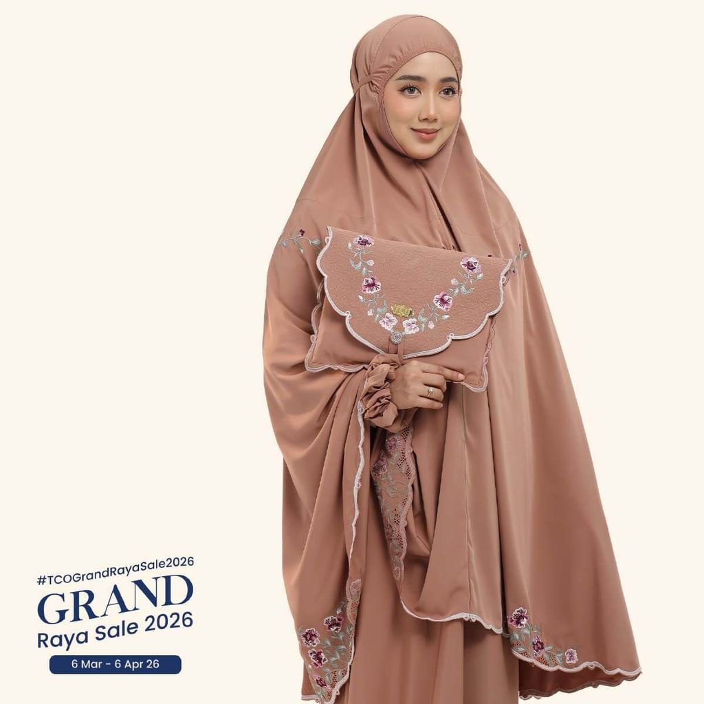 07_Telekung TCO Mekar Luxe Burnt Brick