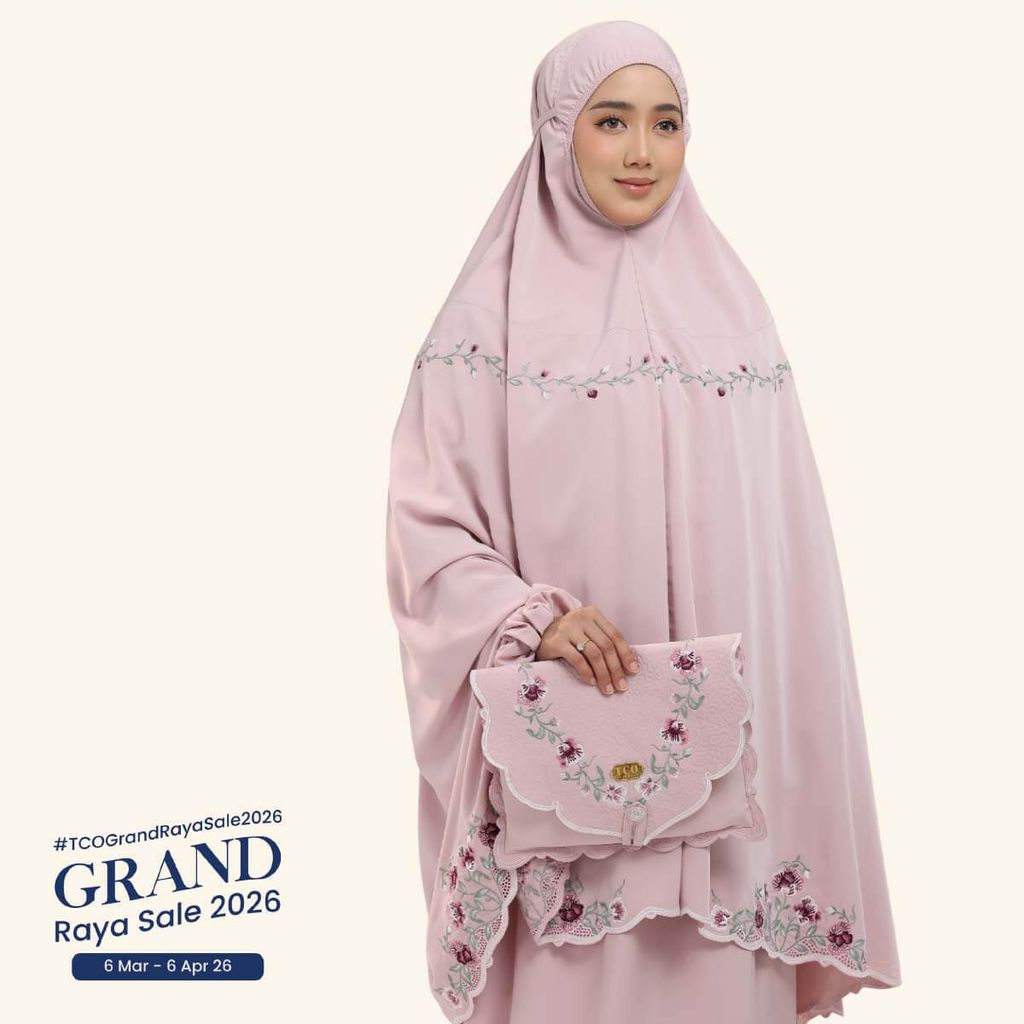 02_Telekung TCO Mekar Luxe Dusty Rose