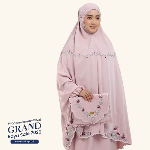 02_Telekung TCO Mekar Luxe Dusty Rose