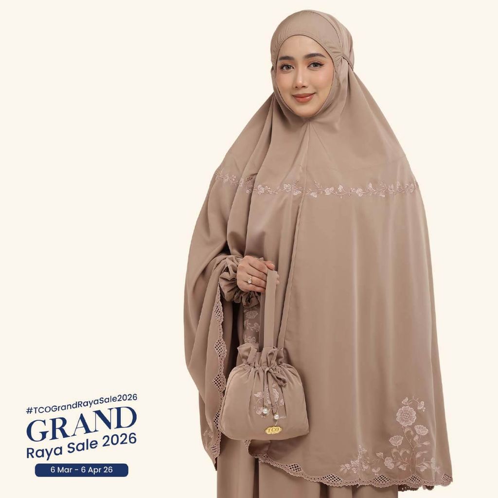 02_Telekung TCO Windy Luxe Coco Mocha