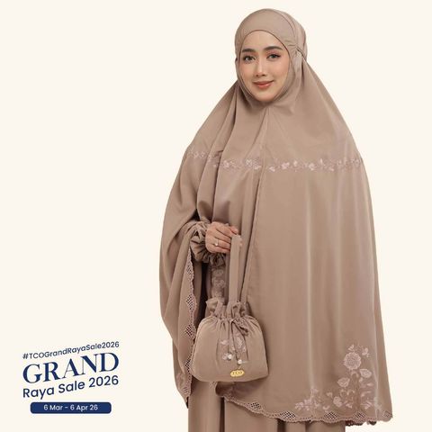 02_Telekung TCO Windy Luxe Coco Mocha