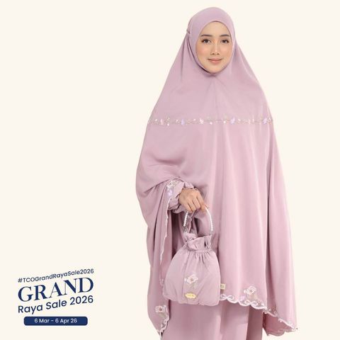 05_Telekung TCO Blossom Luxe Dusty Mauve