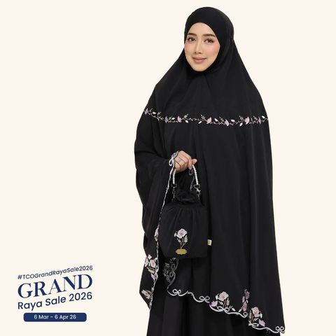 04_Telekung TCO Blossom Luxe Jet Black