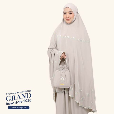 09_Telekung TCO Daisy Luxe Hazel Wood