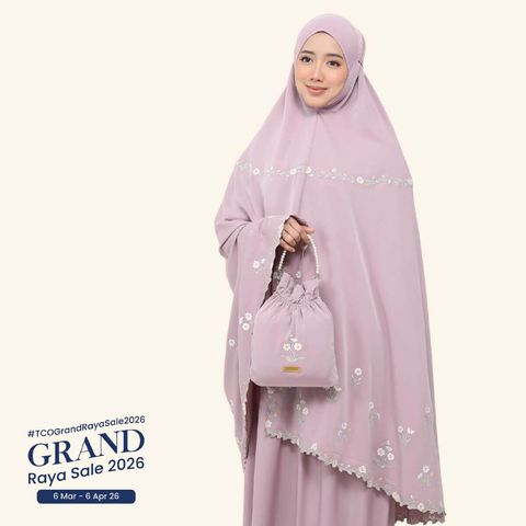 06_Telekung TCO Daisy Luxe Dusty Mauve
