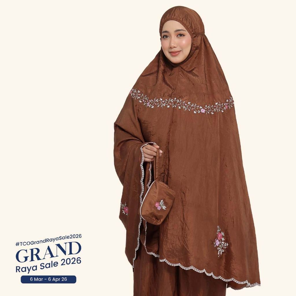 01_Telekung TCO Travel Wander Coffee Brown
