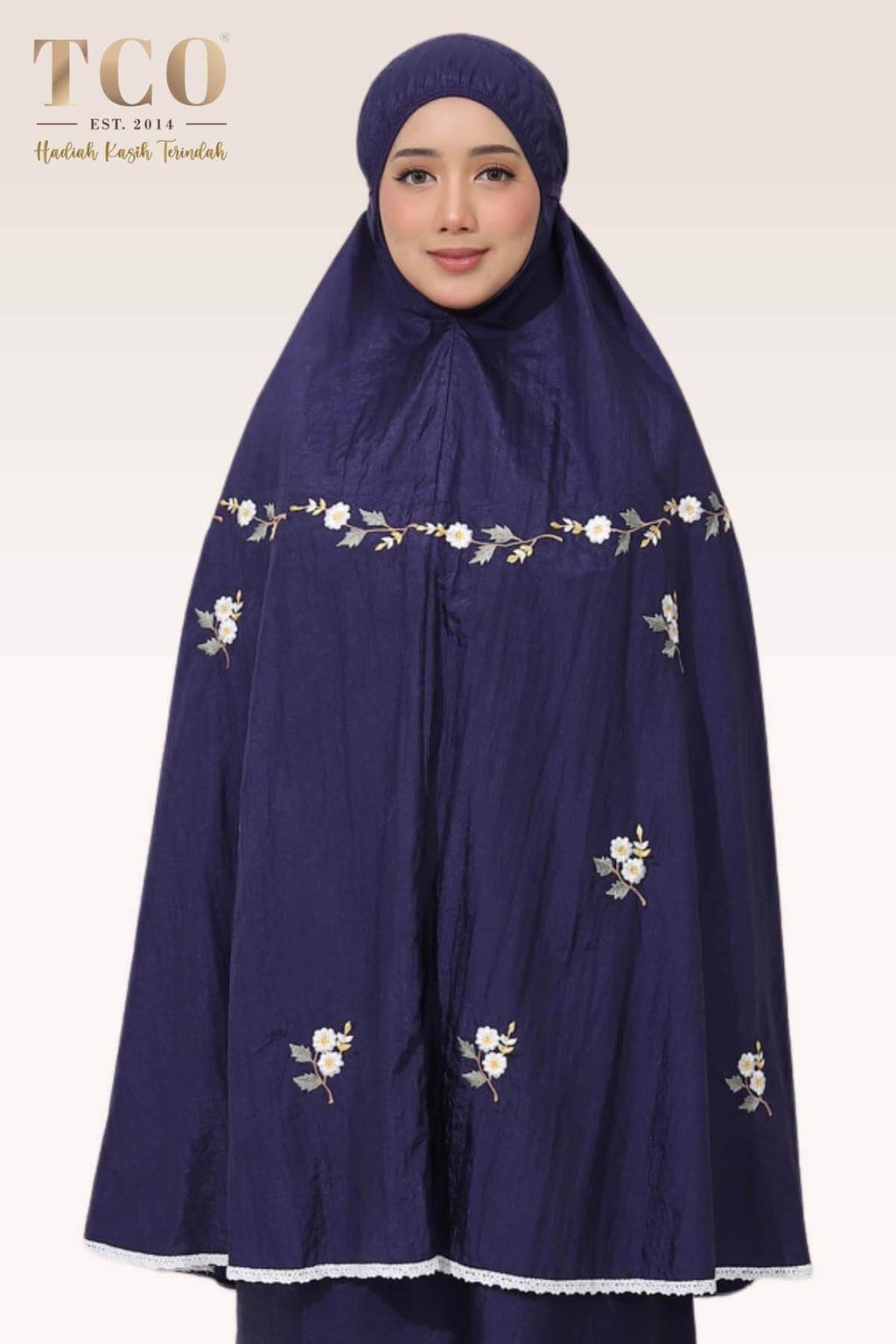 02_Telekung TCO Travel Daizie Navy Blue