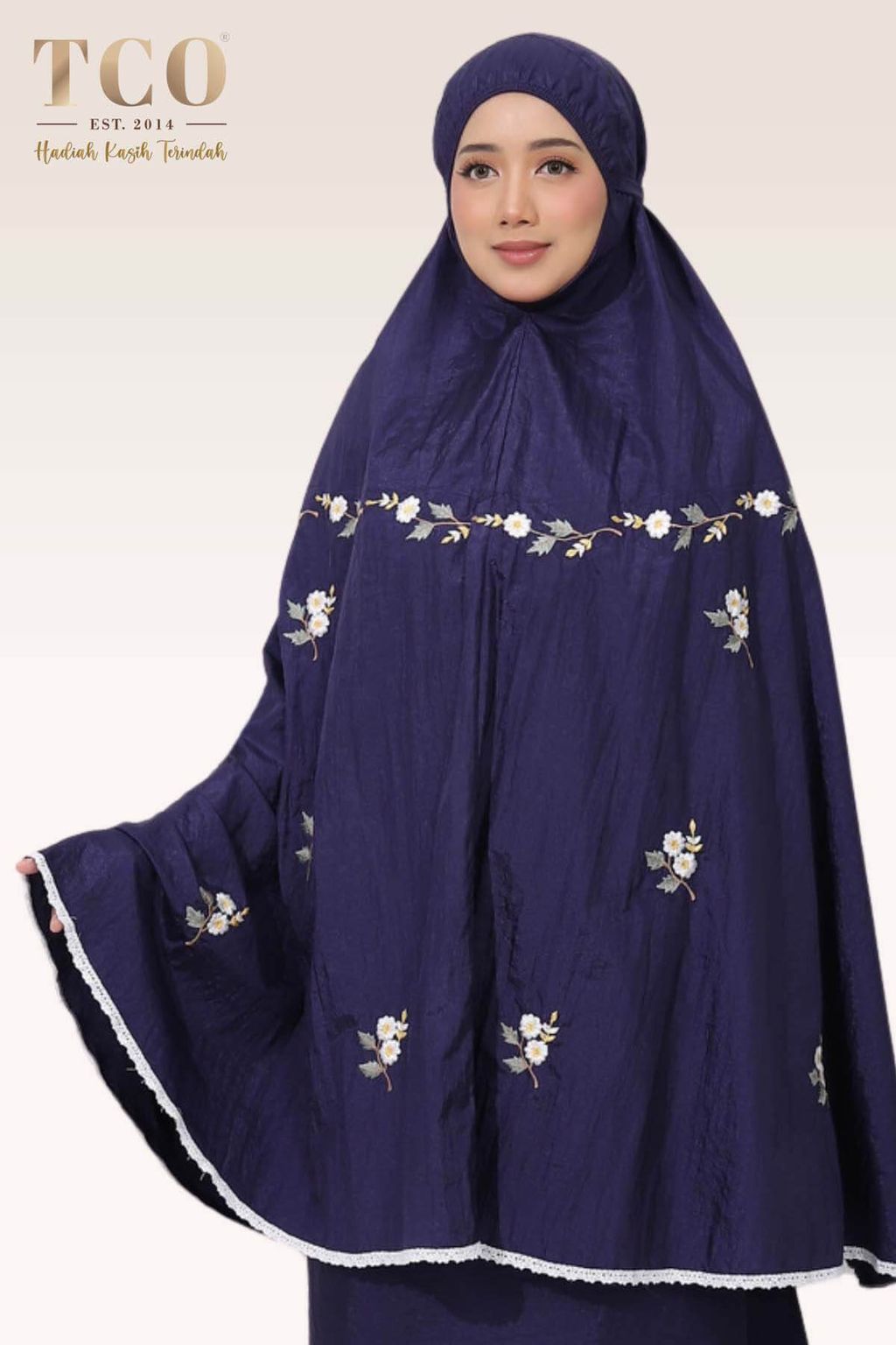 04_Telekung TCO Travel Daizie Navy Blue