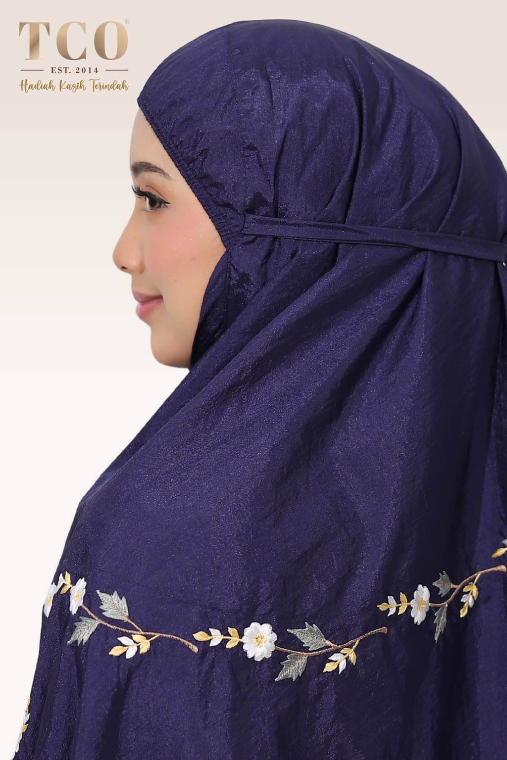 05_Telekung TCO Travel Daizie Navy Blue