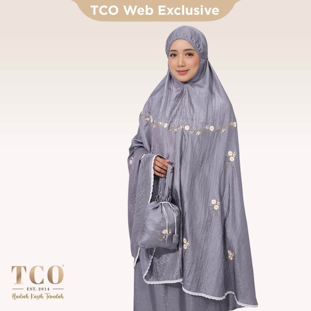 01_Telekung TCO Travel Daizie Light Gray