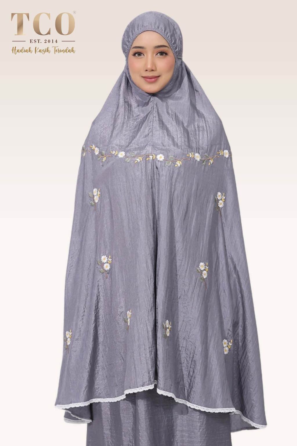 02_Telekung TCO Travel Daizie Light Gray