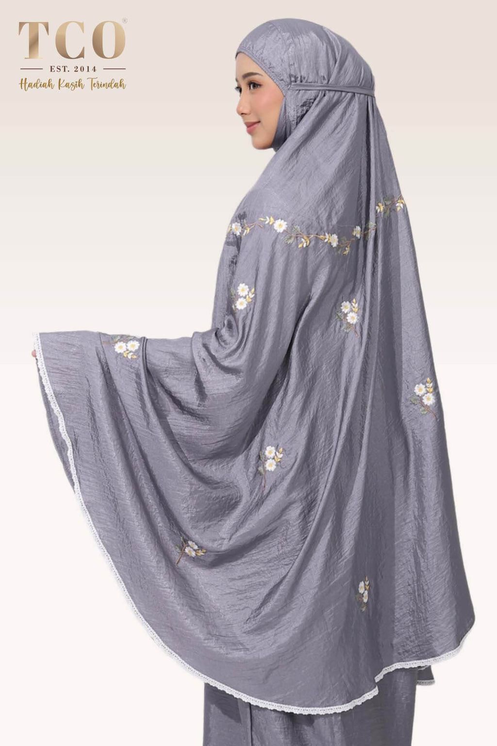 03_Telekung TCO Travel Daizie Light Gray