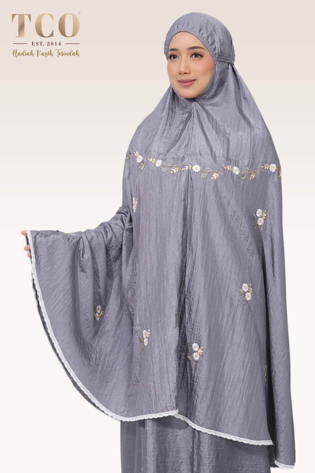 04_Telekung TCO Travel Daizie Light Gray