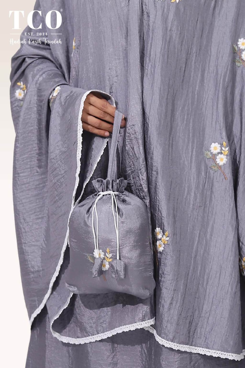 07_Telekung TCO Travel Daizie Light Gray