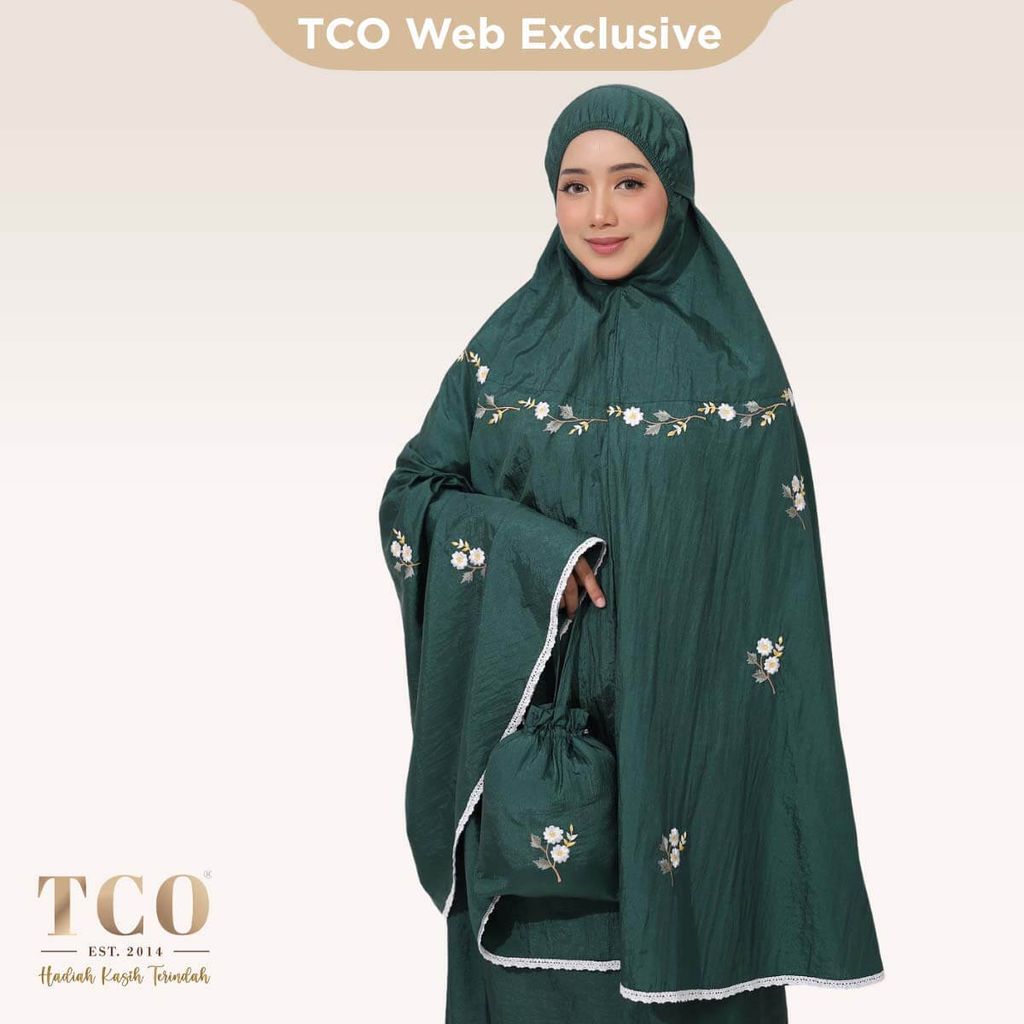 01_Telekung TCO Travel Daizie Emerald Green