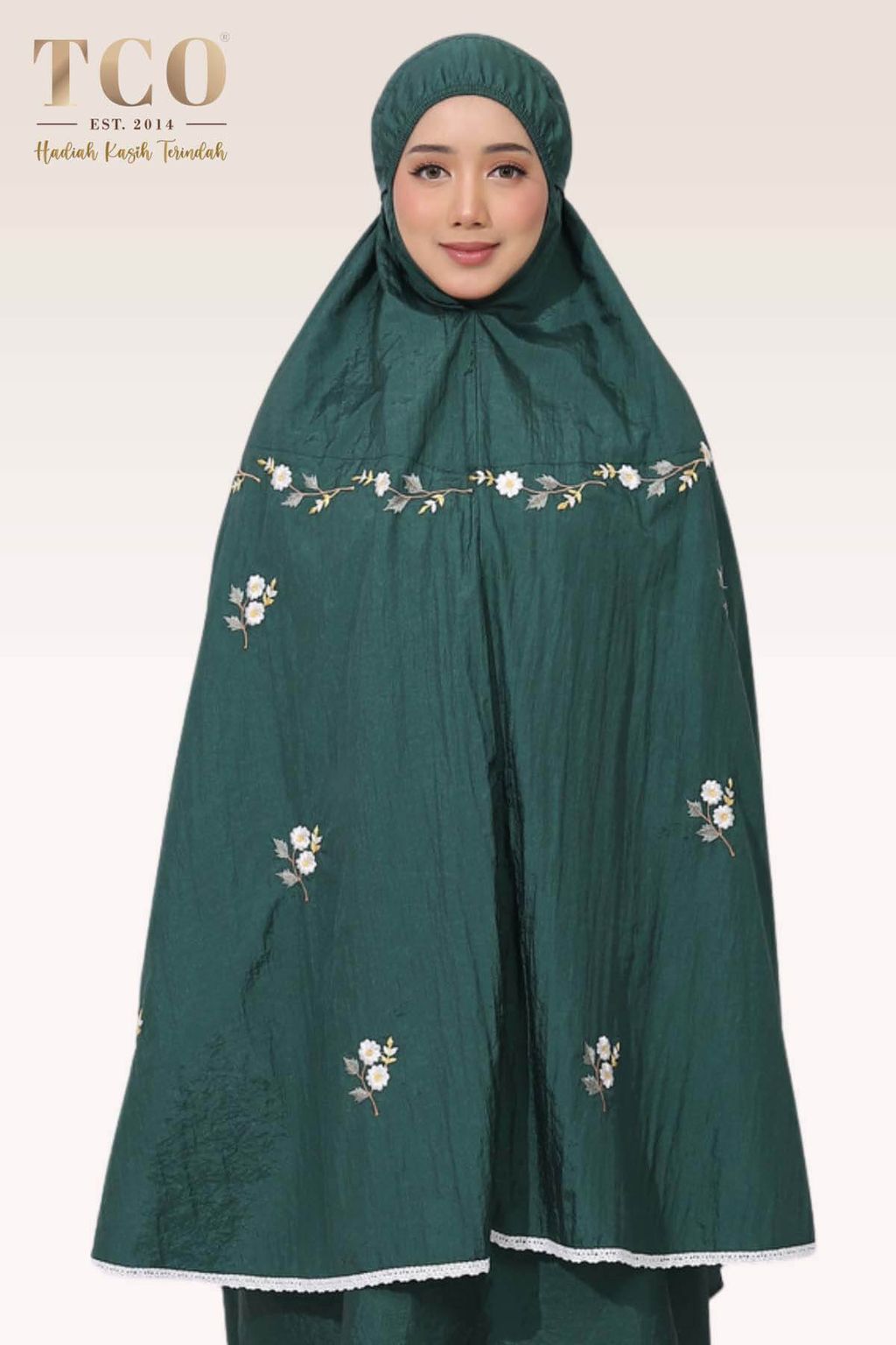 02_Telekung TCO Travel Daizie Emerald Green