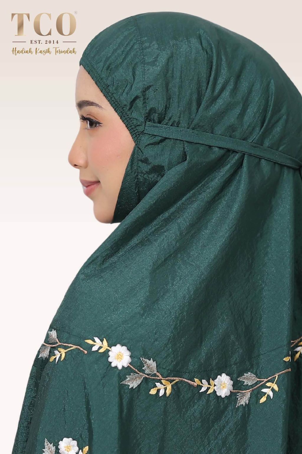 05_Telekung TCO Travel Daizie Emerald Green