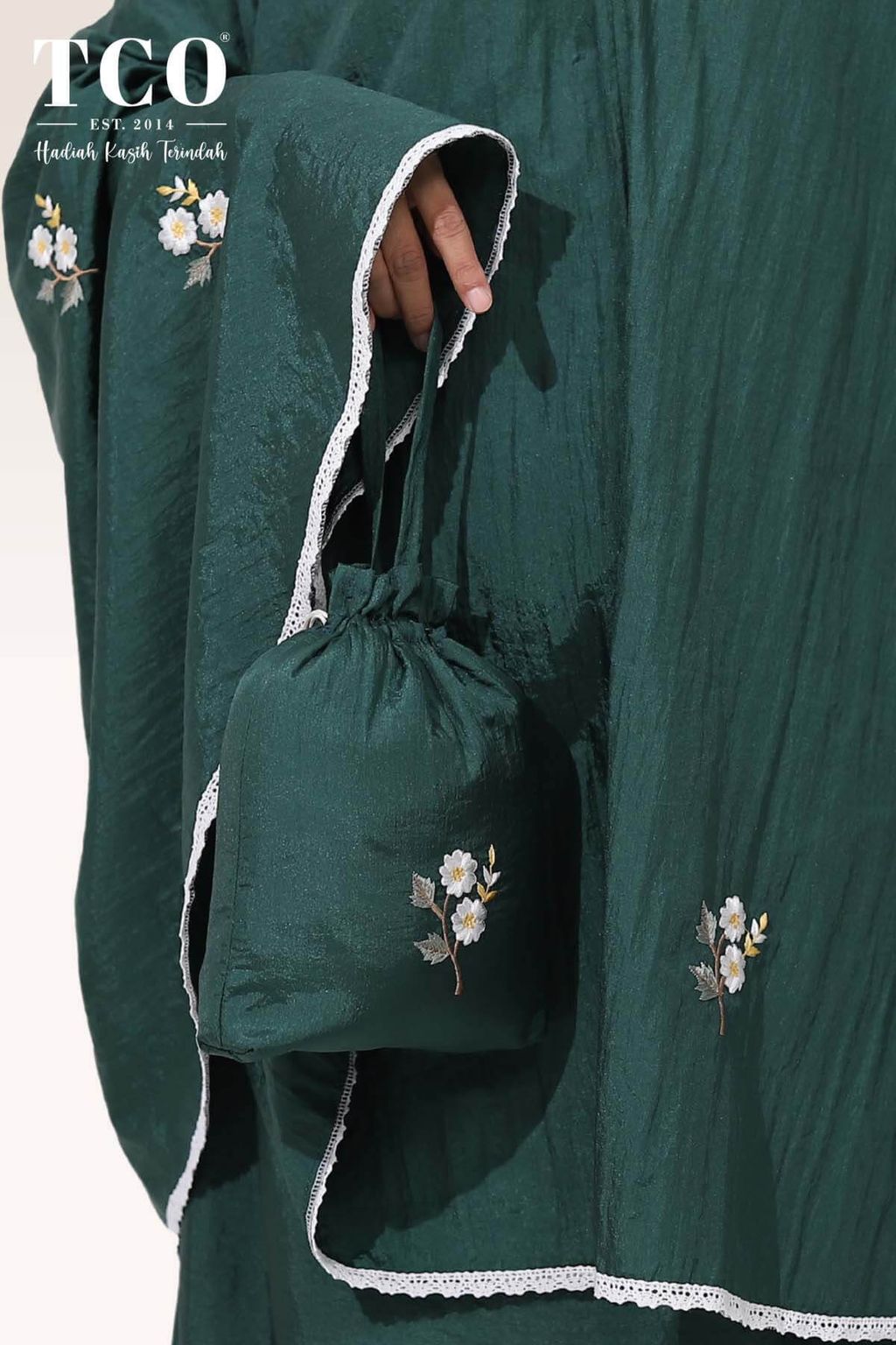 07_Telekung TCO Travel Daizie Emerald Green