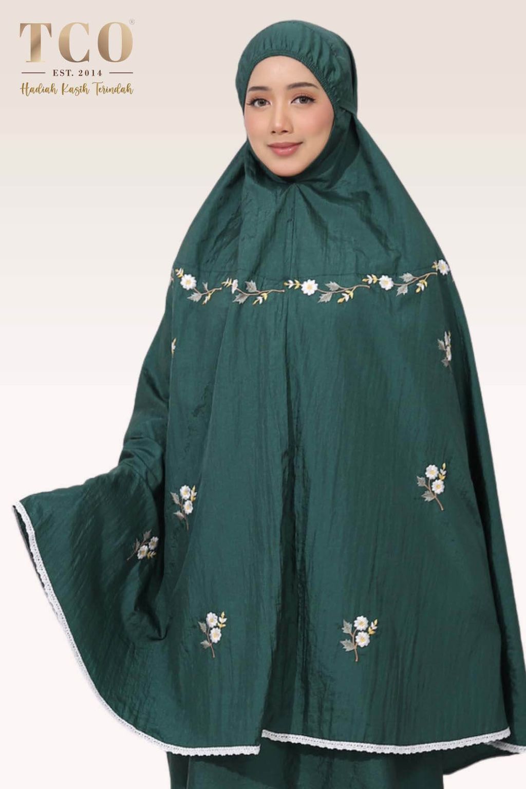 04_Telekung TCO Travel Daizie Emerald Green