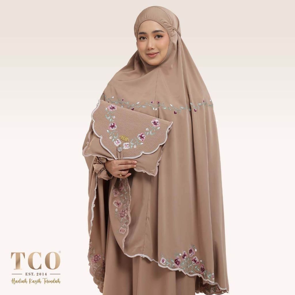01_Telekung TCO Mekar Luxe Coco Mocha