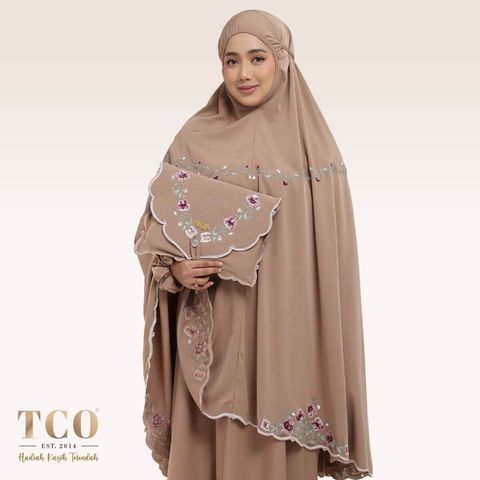01_Telekung TCO Mekar Luxe Coco Mocha