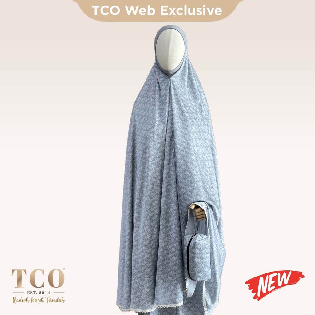 01_Telekung TCO Travel Ezi Damask Blue New