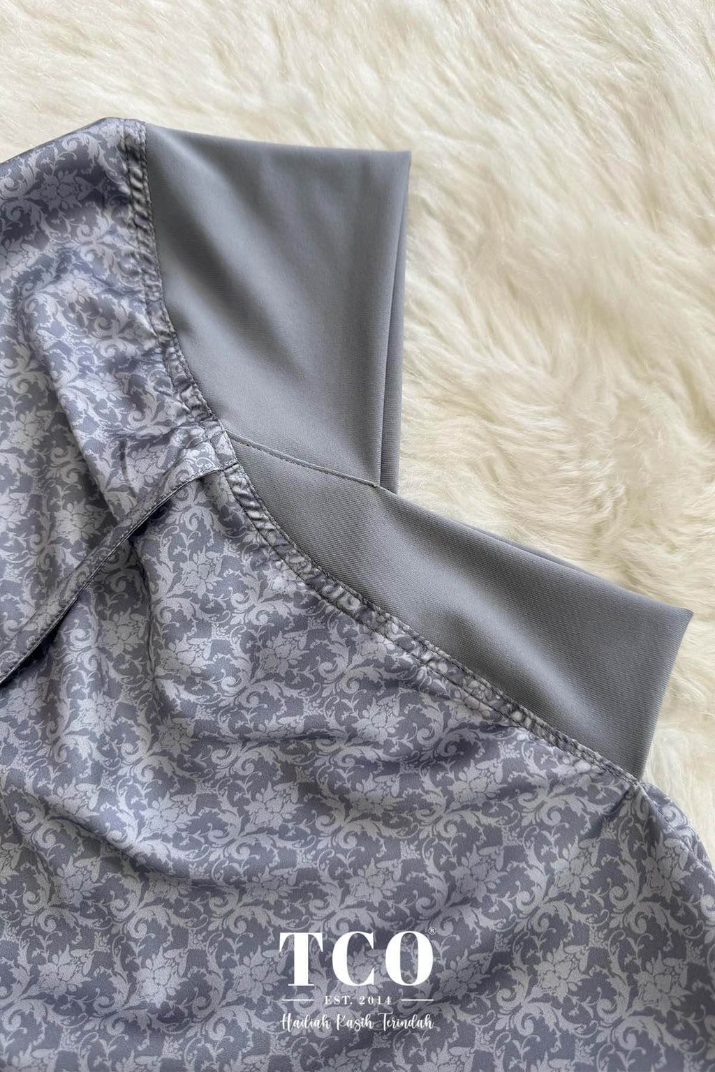 05_Telekung TCO Travel Ezi Damask Gray