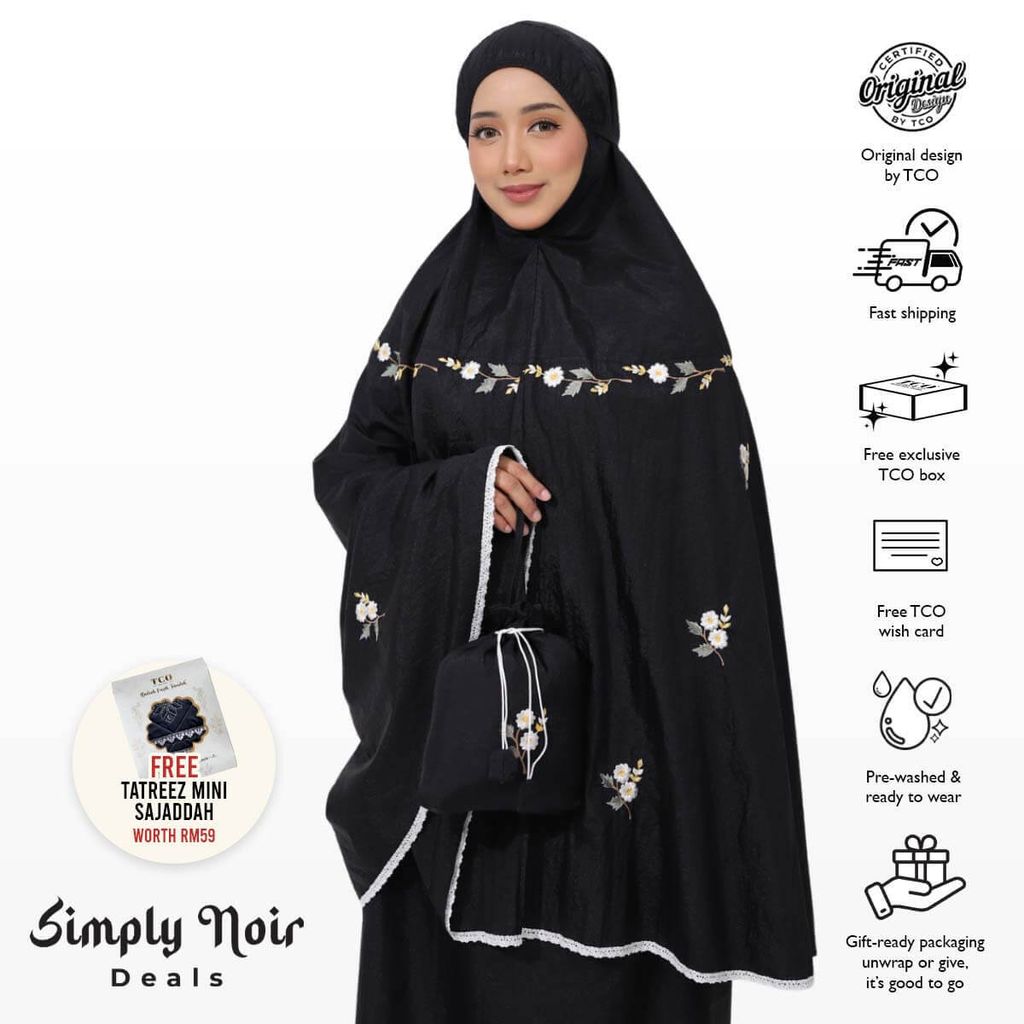 12_Telekung TCO Travel Daizie Black