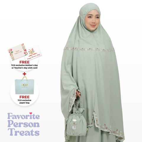 04_Telekung TCO Pearl Yasmine Serene Green