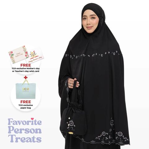 04_Telekung TCO Windy Luxe Jet Black