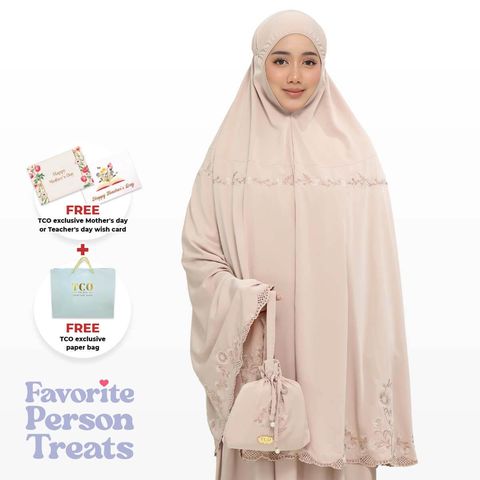 11_Telekung TCO Windy Luxe Almondy Latte