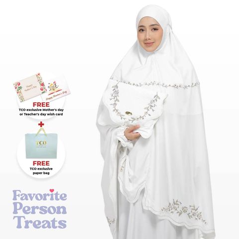 03_Telekung TCO Kameela Luxe Off White